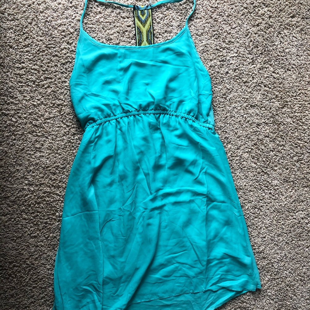 NEW Teal Sundress with Fun Patterned Strap